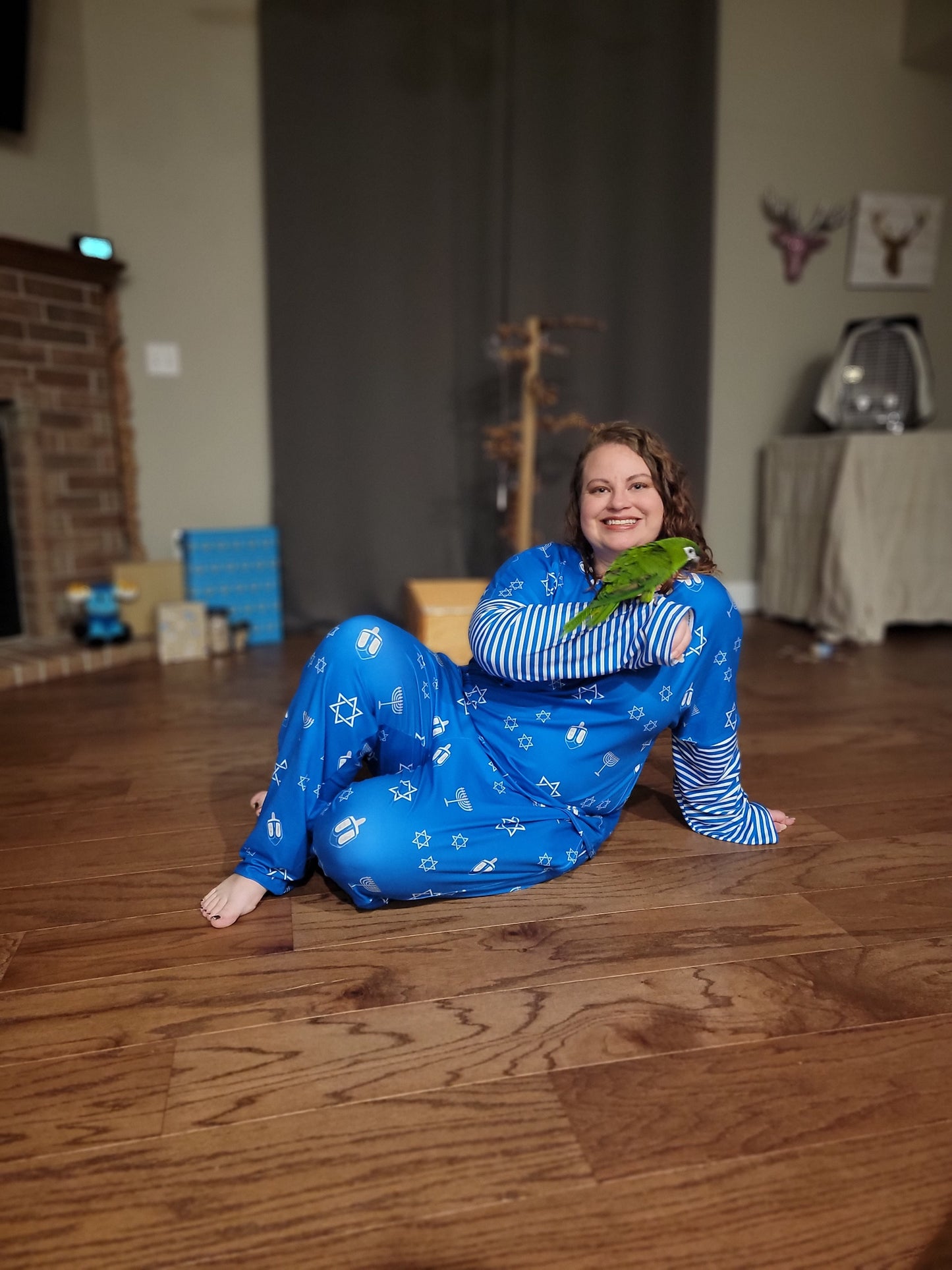 Lady's Pocket Style HANUKKAH Family-Matching PJs