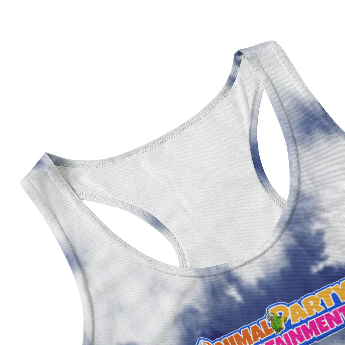 Lady's Navy Tie Die Tank