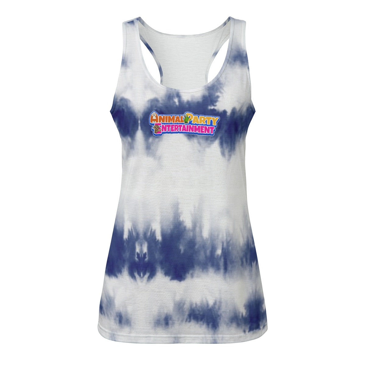 Lady's Navy Tie Die Tank