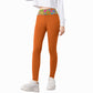 Girl's Flower Pop Orange Leggings