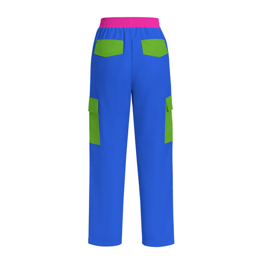 Lady's Bright Blue Signature Colors Cargo Pants