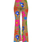 Lady's Flower Pop Flair Leggings Pants