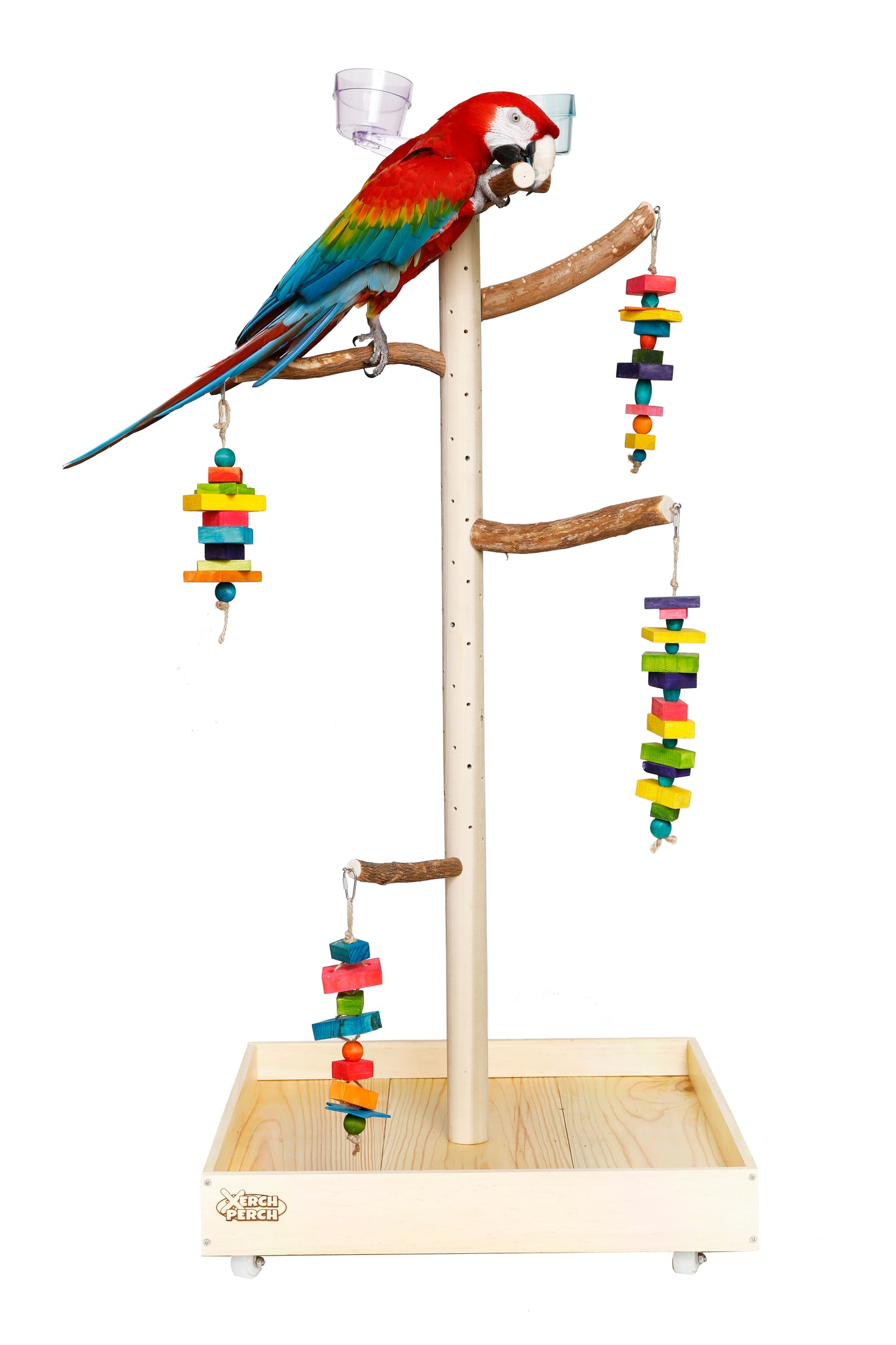 Natural Wood Parrot Stand Perch, Xerch Perch, The Parrot Mom, Bird Tree, Parrot Play Stand, Wood Tree Perch, Macaw Perch, Bird Tree Stand, Bird T Stand, Modular Parrot Tree Stand, Bird Playstand, Dragon Wood, Grape Wood