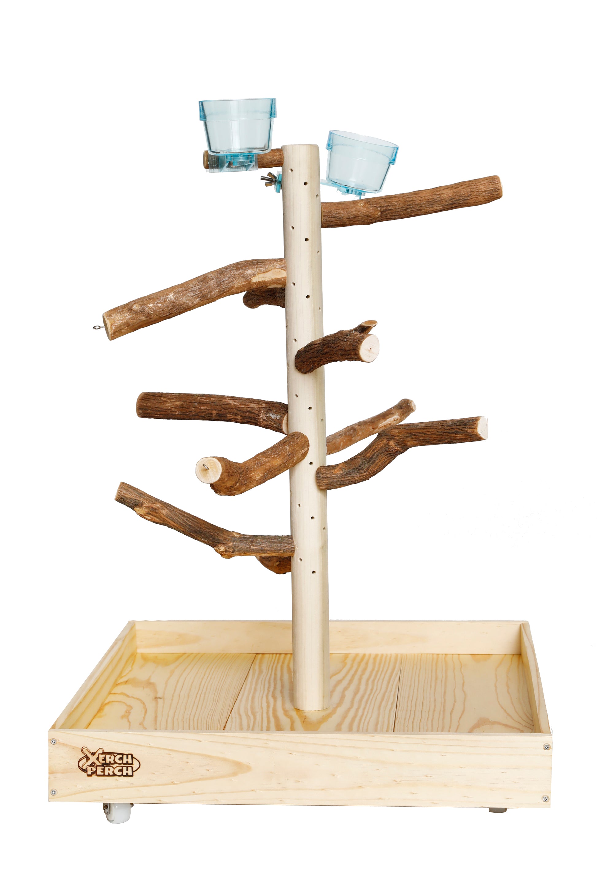 Natural Wood Parrot Stand Perch, Xerch Perch, The Parrot Mom, Bird Tree, Parrot Play Stand, Wood Tree Perch, Macaw Perch, Bird Tree Stand, Bird T Stand, Modular Parrot Tree Stand, Bird Playstand, Dragon Wood, Grape Wood