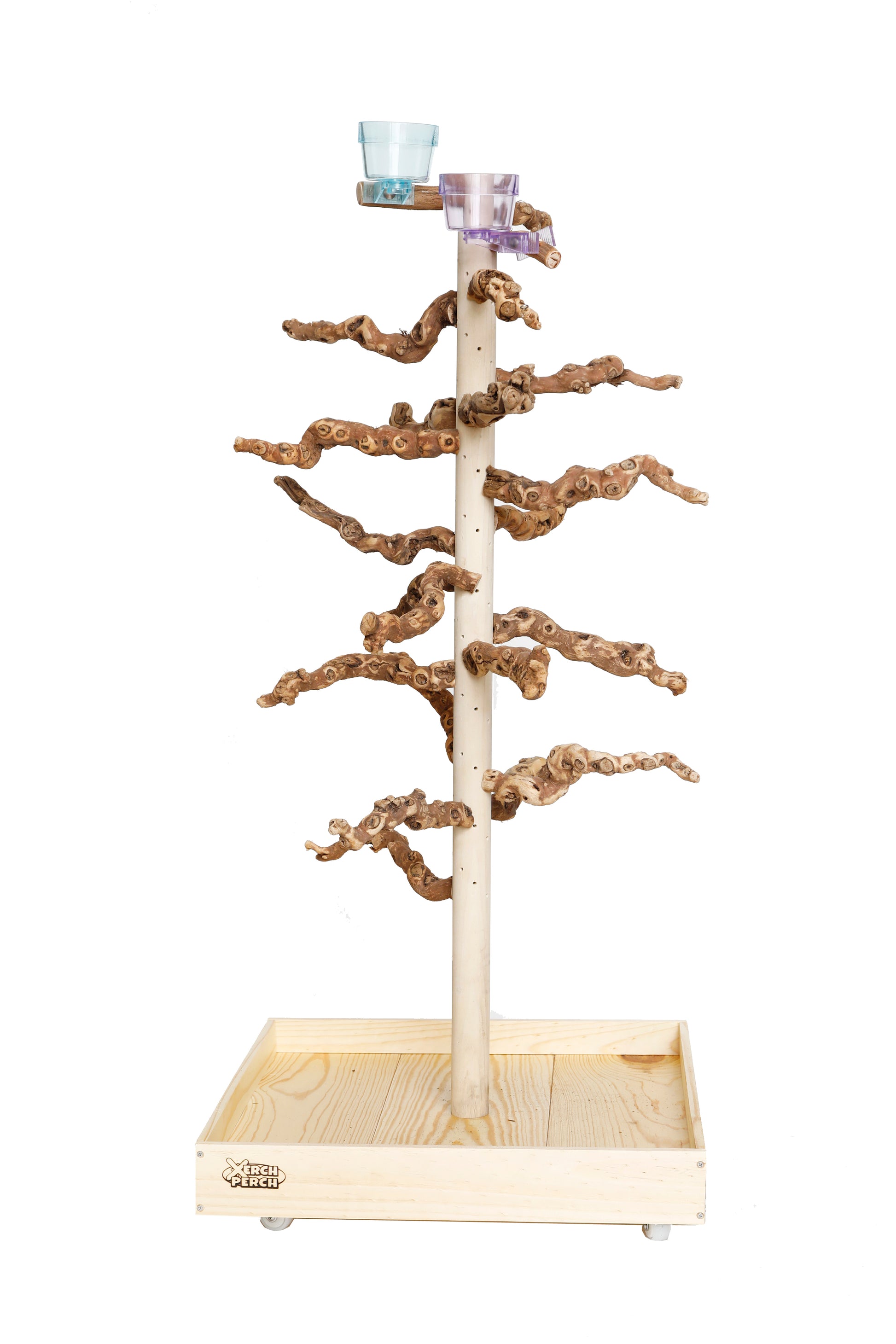 Natural Wood Parrot Stand Perch, Xerch Perch, The Parrot Mom, Bird Tree, Parrot Play Stand, Wood Tree Perch, Macaw Perch, Bird Tree Stand, Bird T Stand, Modular Parrot Tree Stand, Bird Playstand, Dragon Wood, Grape Wood