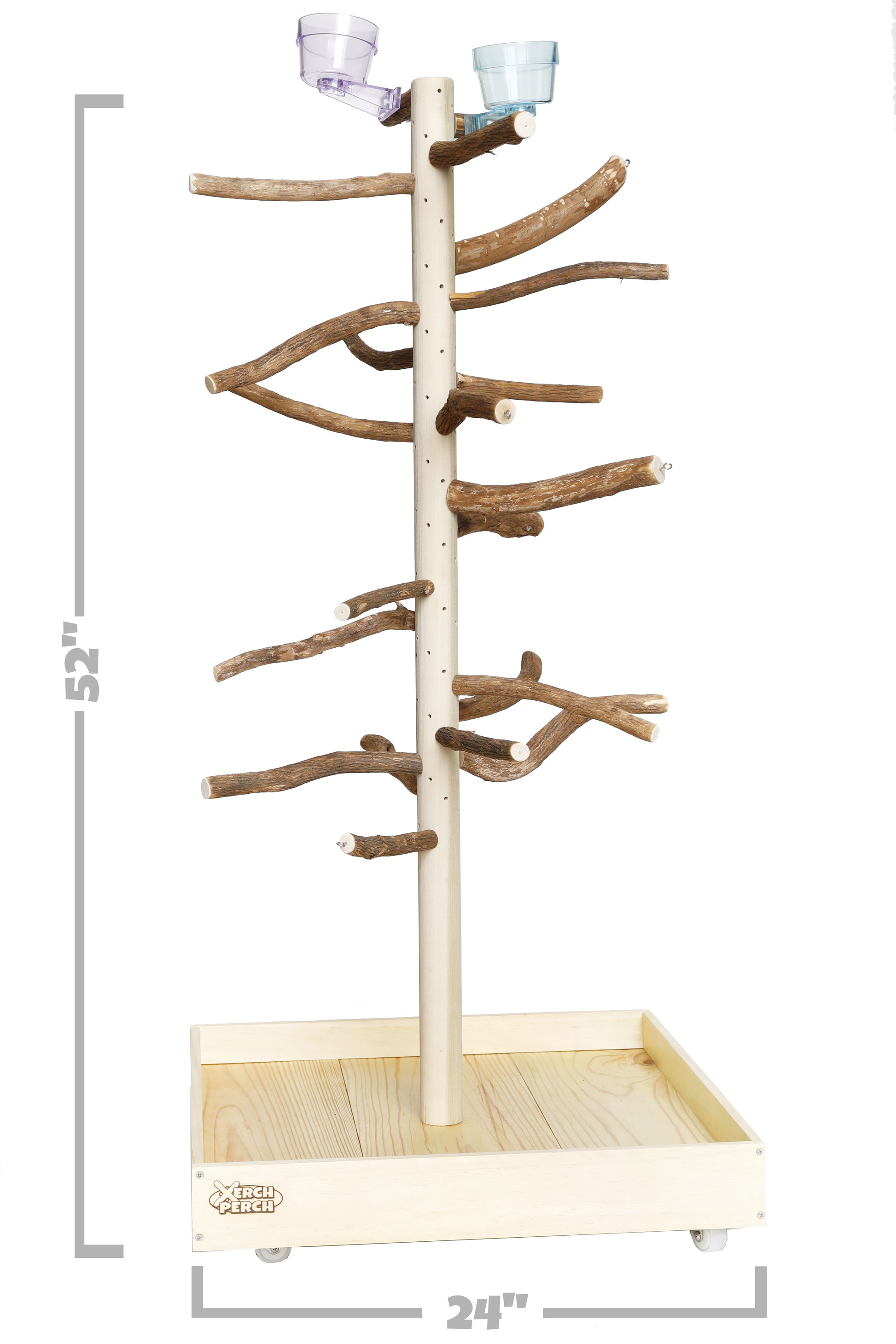 Natural Wood Parrot Stand Perch, Xerch Perch, The Parrot Mom, Bird Tree, Parrot Play Stand, Wood Tree Perch, Macaw Perch, Bird Tree Stand, Bird T Stand, Modular Parrot Tree Stand, Bird Playstand, Dragon Wood, Grape Wood