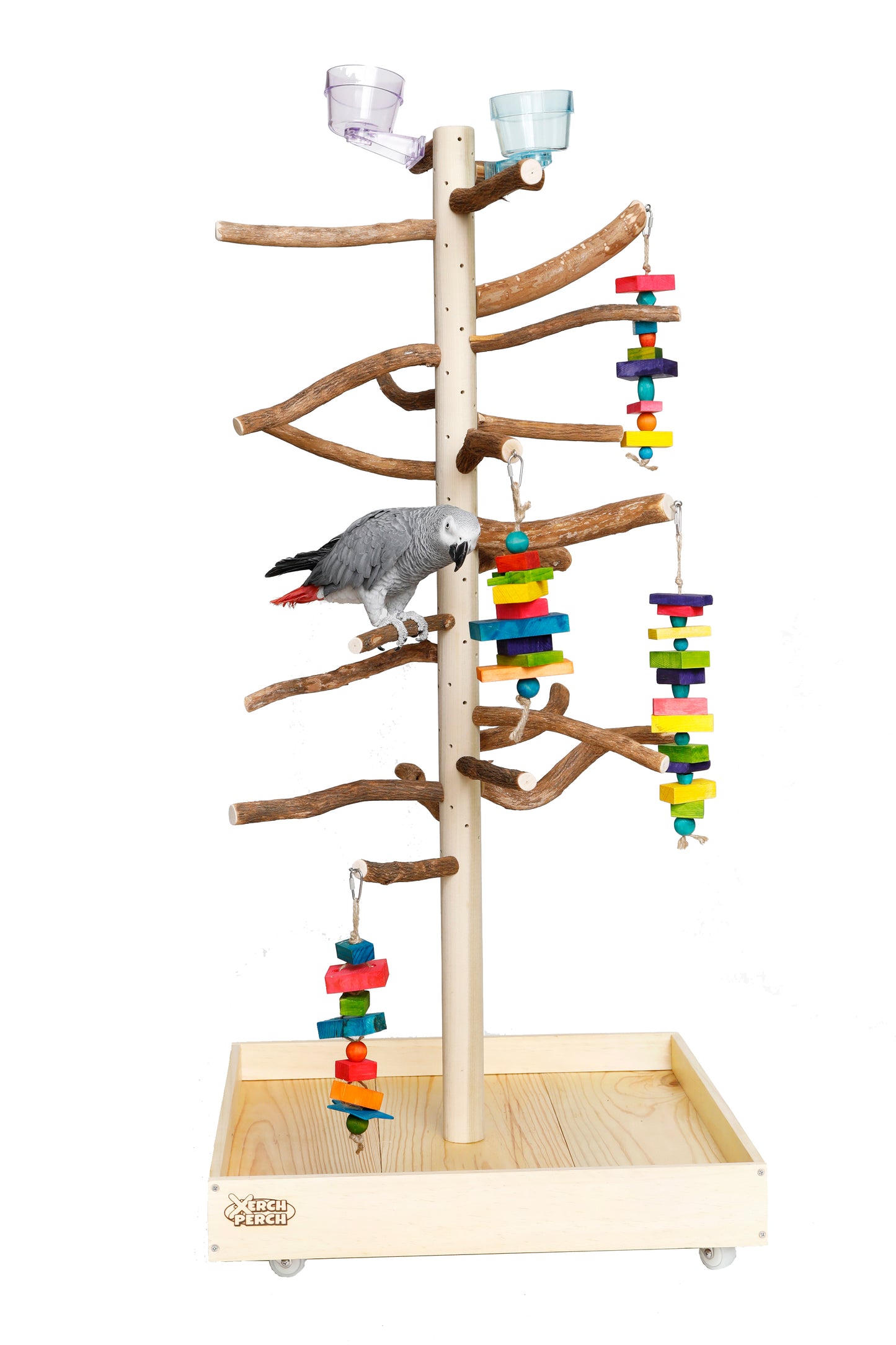 Natural Wood Parrot Stand Perch, Xerch Perch, The Parrot Mom, Bird Tree, Parrot Play Stand, Wood Tree Perch, Macaw Perch, Bird Tree Stand, Bird T Stand, Modular Parrot Tree Stand, Bird Playstand, Dragon Wood, Grape Wood