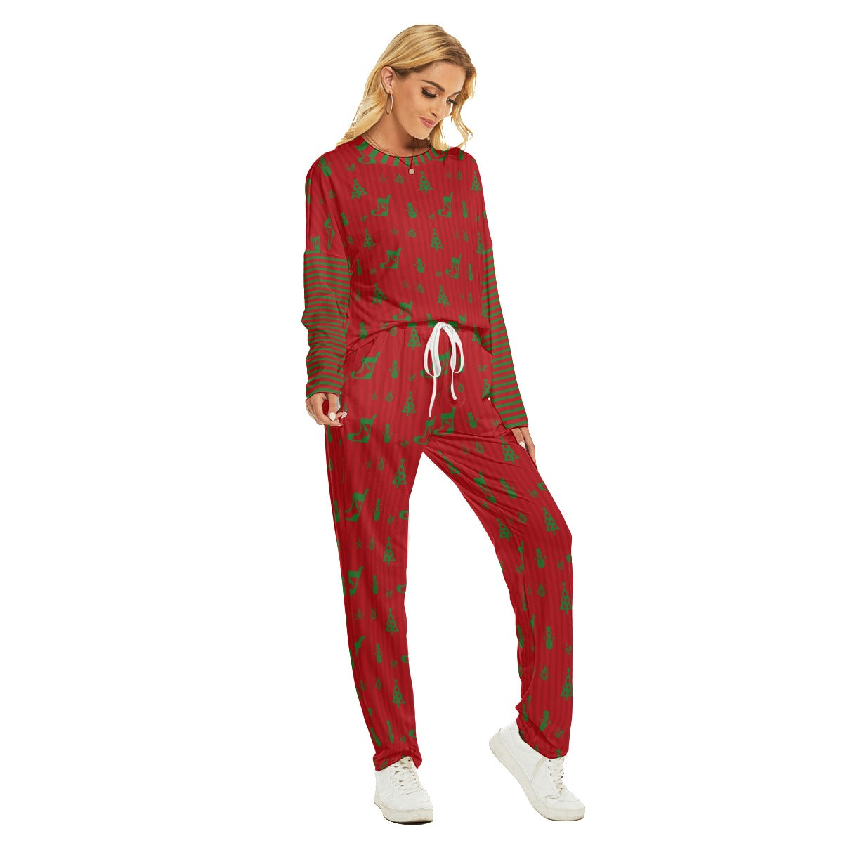 Lady's Pocket Style CHRISTMAS Family-Matching PJs