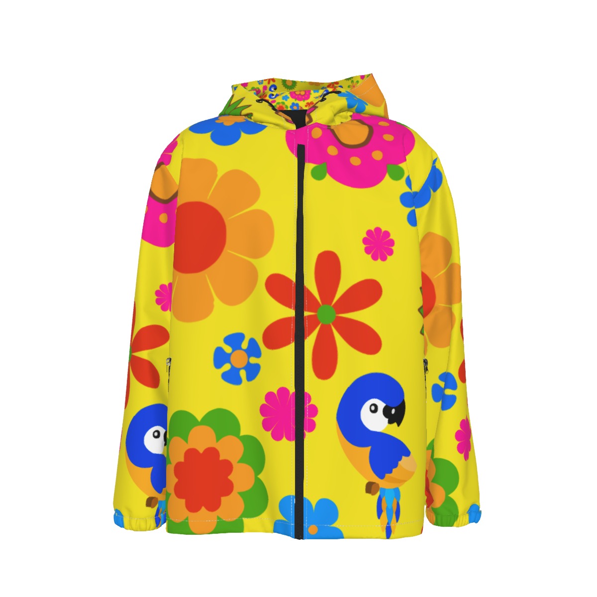 Flower Pop Yellow Wind Jacket