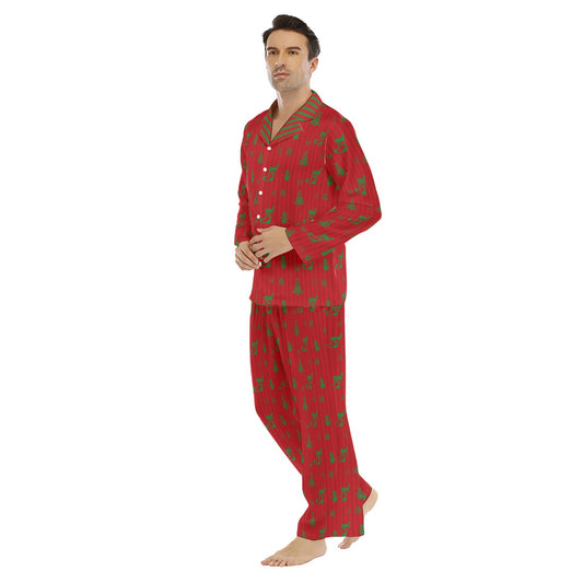 Men's Lapel Style CHRISTMAS Family-Matching PJs