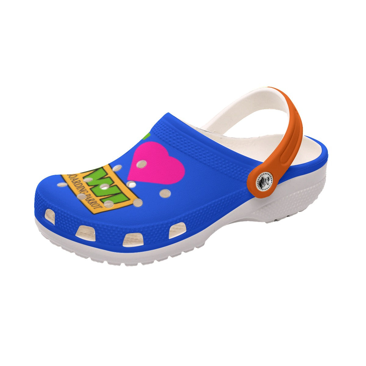 Lady's I Love Kiwi Slip On Clogs Shoes