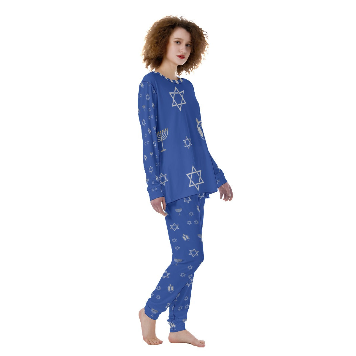 Lady's Cozy Style HANUKKAH Family-Matching PJs