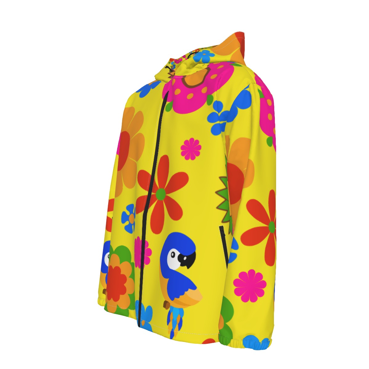 Flower Pop Yellow Wind Jacket