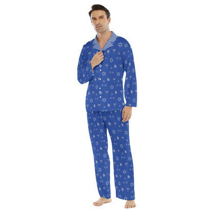 Men's Lapel Style HANUKKAH Family-Matching PJs