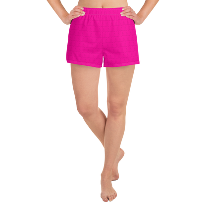 Lady's Hint of Parrot (Pink) Athletic Shorts